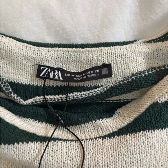 Striped Sweater with Button Accents - Picture 2 of 3